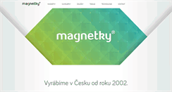 Desktop Screenshot of magnetky.cz