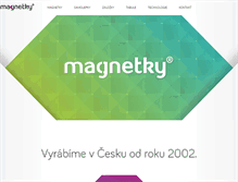 Tablet Screenshot of magnetky.cz